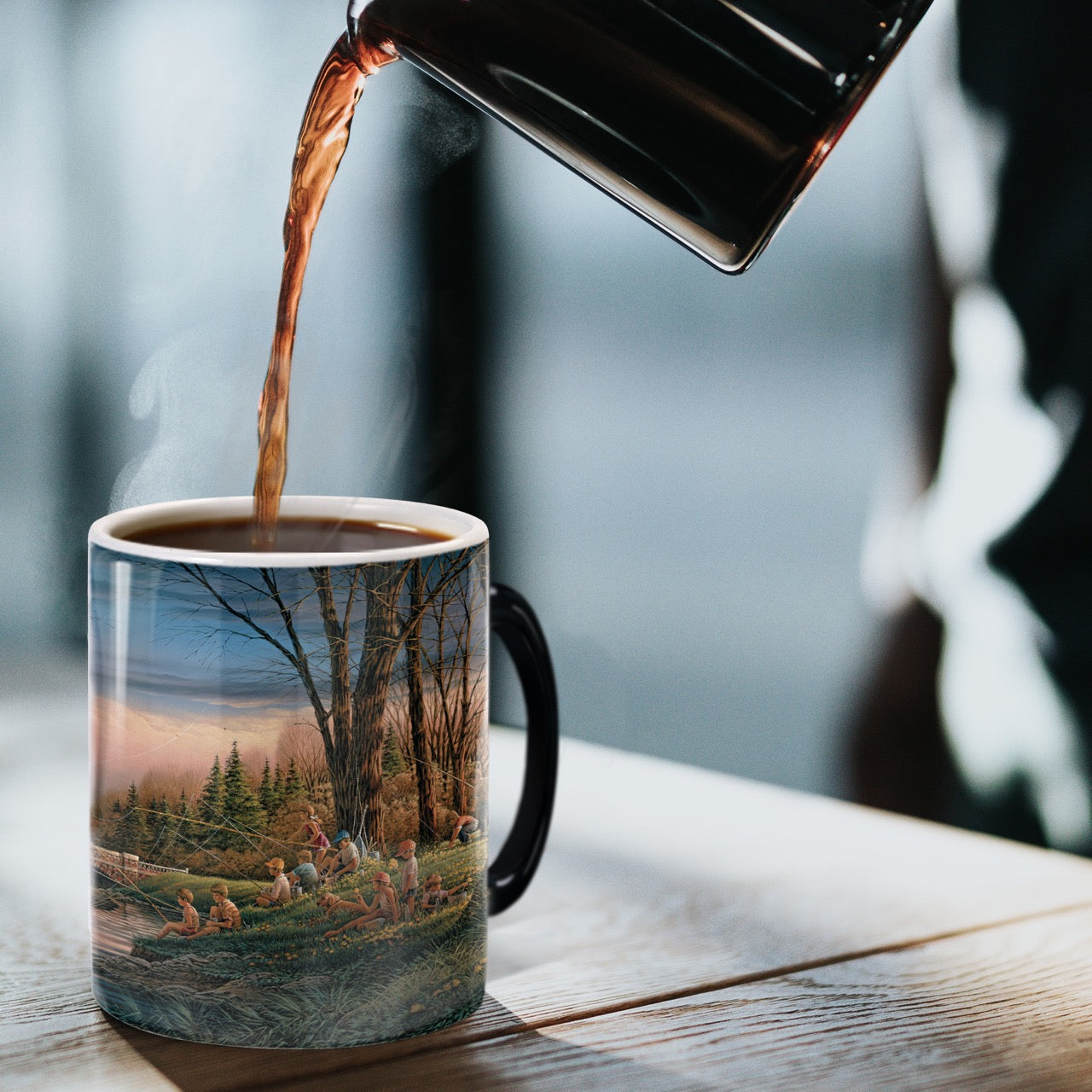 Wild Wings (Spring Fishing) Morphing Mugs®  Heat-Sensitive Mug MMUG1601